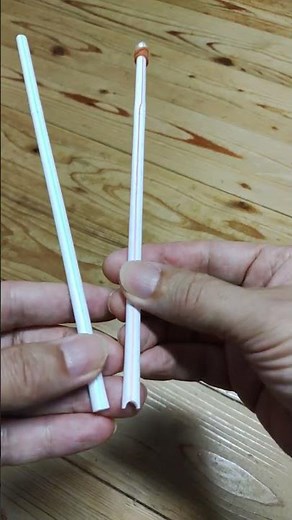 超簡単 ストロー弓矢 めっちゃ飛びます #手作り工作 #ストロー #輪ゴム