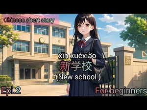 新学校 (New school)/Epi.2 /Chinese short story for beginners#learnchinese #mandarin