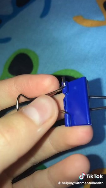 DIY fidget toy #diy #fidgettoys #fidget #fun #binderclip #foryoupage #foryou