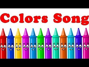 Crayon Song | Colors For Kids | Learn Colors For Kids | Kindergarten | Kids TV | Nursery Rhymes Song