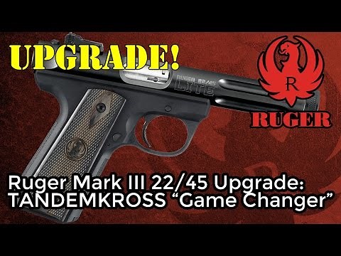 Ruger Mark III 22/45 Upgrade: TANDEMKROSS "Game Changer" Compensator