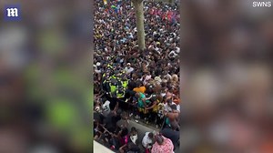 Notting Hill crowd on brink of crush as thousands pack into one street