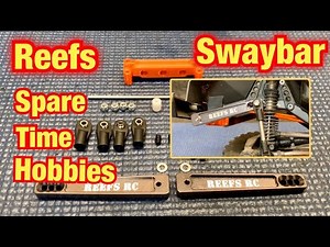 SCX10iii gets a Reefs Swaybar with Spare Time Hobbies mount