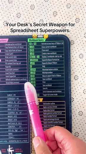 Boost your productivity!Shortcut mousepad for faster workflow!#mousepad #office #musthave#ExcelTips #WorkFromHome