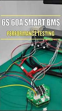 Performing Overcharge and Over-Discharge BMS TEST on a 6S 60A Smart BMS#ayaabms #smartbms