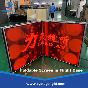 [Hot Item] P3.91mm LED Foldable Portable Stage Video Wall Display DJ Booth Screen