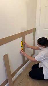 How we panelled the kitchen wall 🪵🪚 We went with the shaker wall panelling kit from @roomixdiy, you get everything you need as well as a how to guide. Without this kit I genuinely wouldn’t have a clue! This isn’t the finished look.. keep an eye out on my next post to see what I’ve done with this empty space 👀 Ad #roomix #wallpanelling #panelling #howtopanel #howto #homedecor #walldecor | cleaningwithdanielled