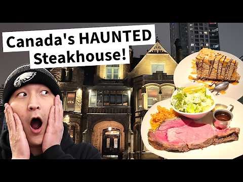 Canada's HAUNTED Steakhouse! THE KEG and KEG MANSION Toronto Review!