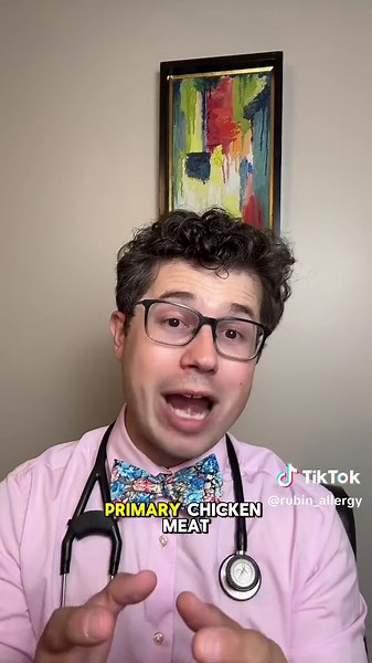 @AJ Can I be allergic to chicken? What is bird egg syndrome? How accurate are food allergy panel testing? For general educational purposes only. #chicken #allergies #tiktokdoc #learnontiktok @AJ