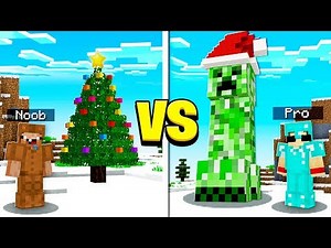 MINECRAFT NOOB vs PRO CHRISTMAS!