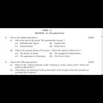 nios English (302) Set-B October - 2024 Exam Question Paper #nios #exampaper