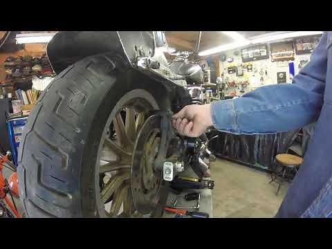 Rear Brake done on the Dyna lowrider