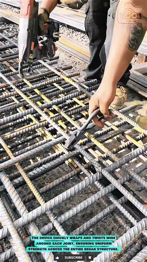 Automatic Rebar Tying Tool: Fast Structural Reinforcement Process Innovation #innovationtools