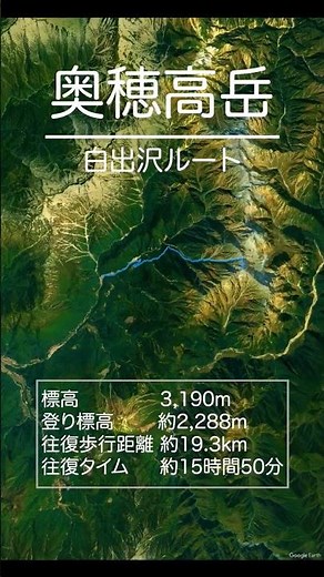 【奥穂高岳・登山】白出沢ルート #登山 #日本百名山 #登山ルート