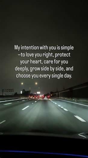 My intention with you is pure and steady—to love you the right way, protect your heart, grow together, and choose us every single day. This isn’t temporary. This is commitment. Follow 👉 @LuvMoreLiveMore Hashtags: #LuvMoreLiveMore #IntentionalLove #ChoosingYou #LoveWithPurpose #ForeverKindOfLove