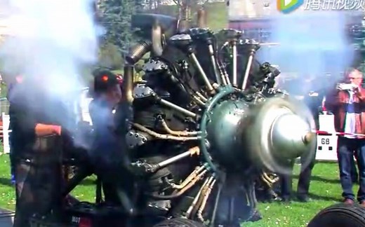 二战时期的发动机，启动过程好揪心