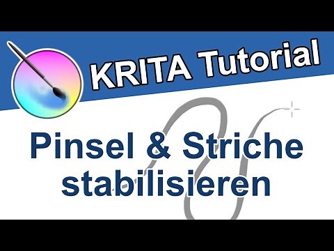 Krita Pinsel & Striche stabilisieren - Bessere Linien zeichnen