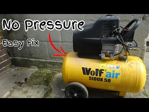 How To Fix Air Compressor Not Building Pressure.