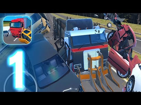 Truck Crash Simulator Accident - ‏‏Gameplay walkthrough Part 1 (iOS, Android)