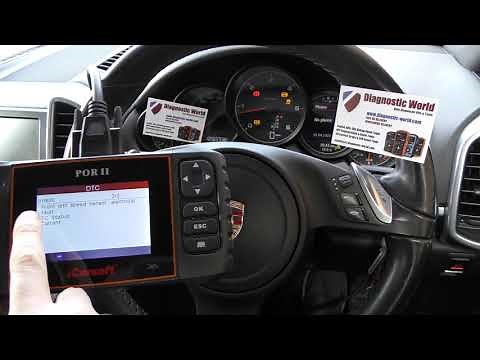 Porsche Cayenne ABS Fault Sensor Diagnose Reset Fix iCarsoft POR II 011B88 011B0C 955 957 958