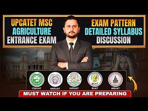 UPCATET MSc Agriculture Syllabus 2026 & Exam Pattern – Complete Preparation Guide | Agriculture & GK