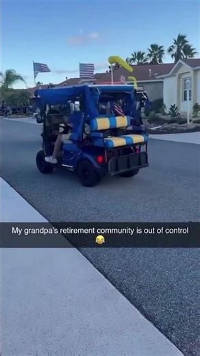 Well this is wild #golf #golfcart #fyp #explore