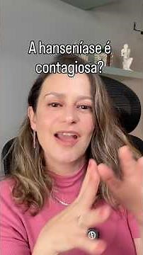 A hanseniase é contagiosa? #hanseniase #dermatologista