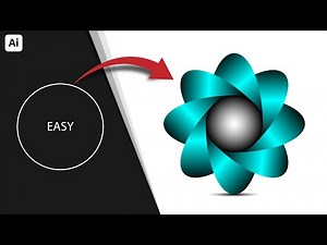 How To Design A 3D Modern Logo in Adobe Illustrator Tutorial For Beginner's