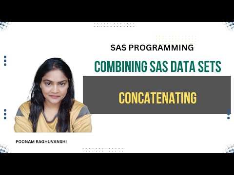 SAS Programming Concatenate Combining dataset