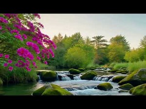 Peaceful Water & Birds Sounds 🌙 Nature Ambience for Deep Relaxation & Stress Relief