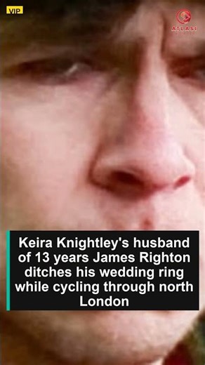 Keira Knightley's husband of 13 years James Righton ditches his wedding ring while cycling through