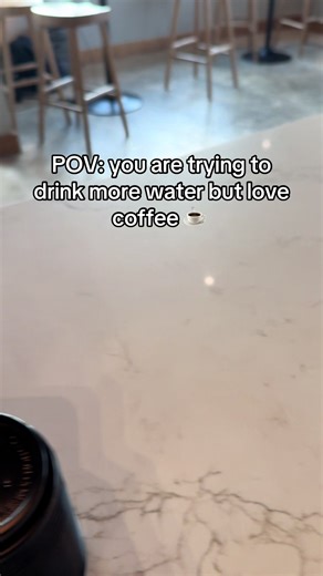 Balancing Coffee and Water: A Relatable Struggle