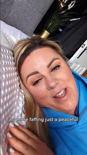 Cooling pillow, perfect for sleeping in the heat.