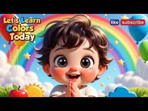Let’s Learn Colors Today! 🌈 Fun English Nursery Rhyme for Kids