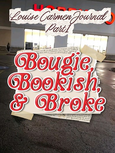 First Episode in Bouige, Bookish, & Broke, starting the journey of making my Louis Carmen Book Journal. #BougieBookishBroke #LouiseCarmen #DIY