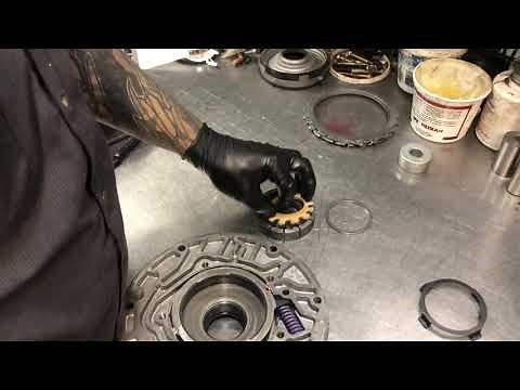 4L60E pump build and machining the pump and air test