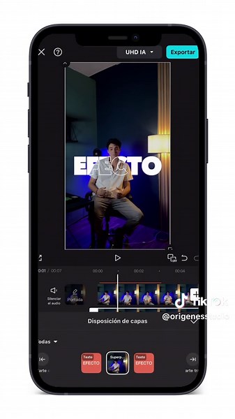 Tutorial Efecto Texto Transparente en CapCut