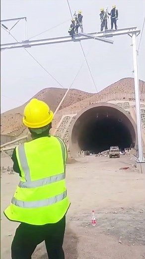 Transmission tower installation process