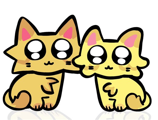 fat has a friend #animationtrend #animationmeme #cat #oc #kitten | animation
