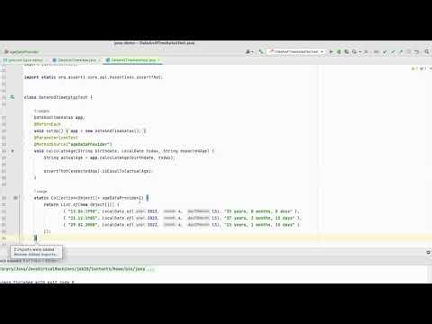 java hands on age calculation using LocalDate class