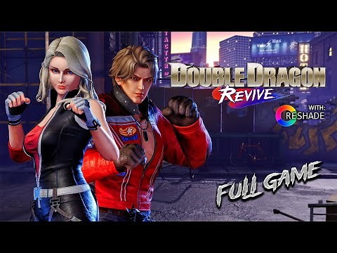 Double Dragon Revive with Reshade Full Game - Co-op Playthrough Gameplay