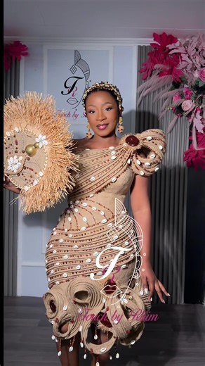 Notre magnifique mariée du 14 Février 2026👌😍 habillée, maquillée et accessoirisée par :…Touch By Rhim✌️🇬🇦❤️❤️: 241 07767222. #gabon🇬🇦 #mariage #africantiktok #robe #pourtoi