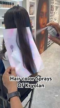 UV - DayGlow Spray of Kryolan for different Haircolors 👩‍🦰 #kryolan #makeup #hairspray