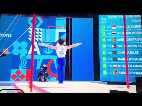 Carlos Yulo 🇵🇭. Horizontal Bar Qualification 2026 Men's Artistic Gymnastics Asian Championships