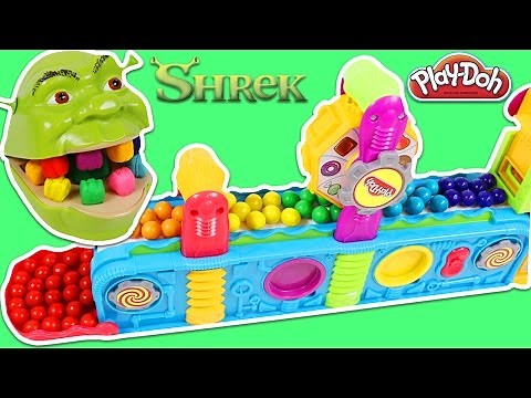 Feeding Shrek With The Play Doh Mega Fun Factory!