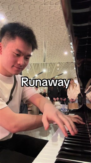 When they asked me to play Runaway #runaway #kanye #piano #publicpiano | runaway on piano