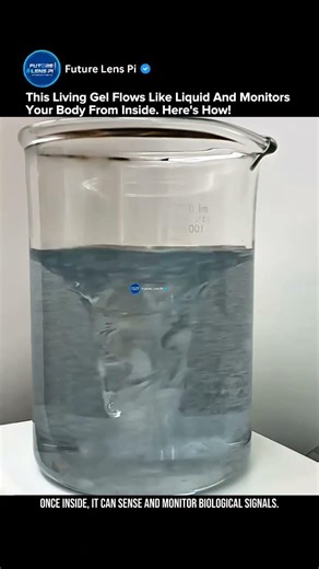 Injectable Living Gel That Monitors Your Body From Inside | Bioelectronic Hydrogel #science #shorts