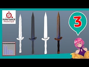 【Maya】Part3 - 剣：テクスチャの流れを掴もう｜初心者向け【チュートリアル】