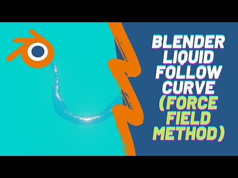 MantaFlow Liquids follow curve force field method