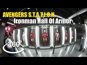 360° VIDEO Marvel Avengers STATION Ironman Hall Of Armor